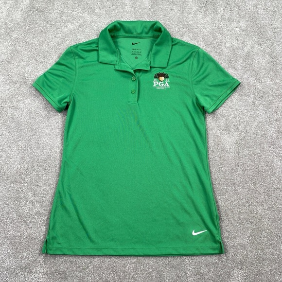 Nike Tops - Nike Women's Dri-Fit Victory Golf Polo Shirt Size XS Green DH2309 Oak Hill PGA
